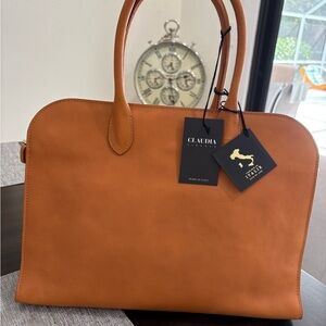 NWT Claudia Firenze Italian Leather Women's Bag